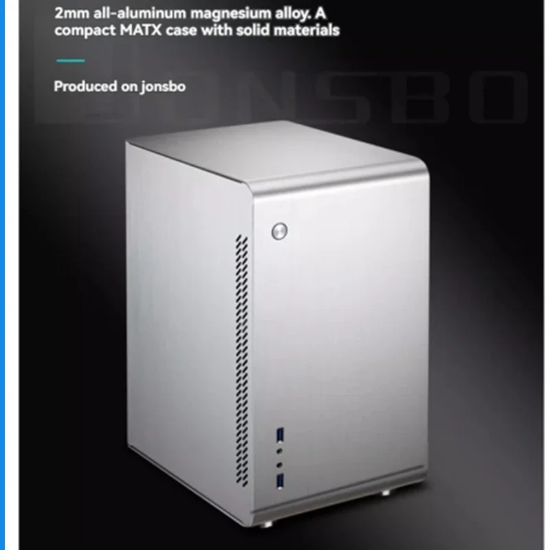 Upgrade Chassis U3 Aluminum Alloy MATX Chassis Supports Large Power Supply