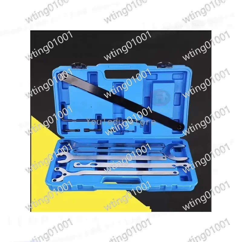 Fan Clutch Water Pump Service Holder Wrench Tool Set for Benz BMW