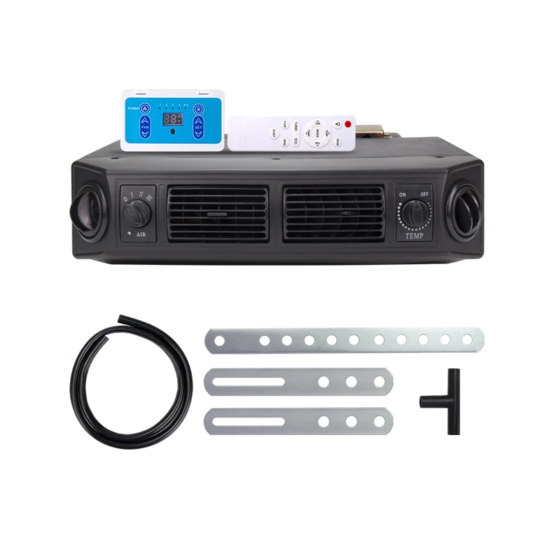 

Universal A/C Add-On Under Dash Evaporator Assembly air Conditioner Heater 24V / 12V Mini Bus Truck Van Assembly RC Evaporator