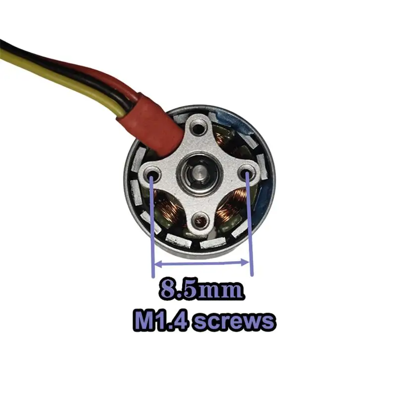 1104 4300KV Brushless Motor 1-2S For FPV Drone Racing, Mini Quadcopter DIY, Micro RC Airplane Aircraft