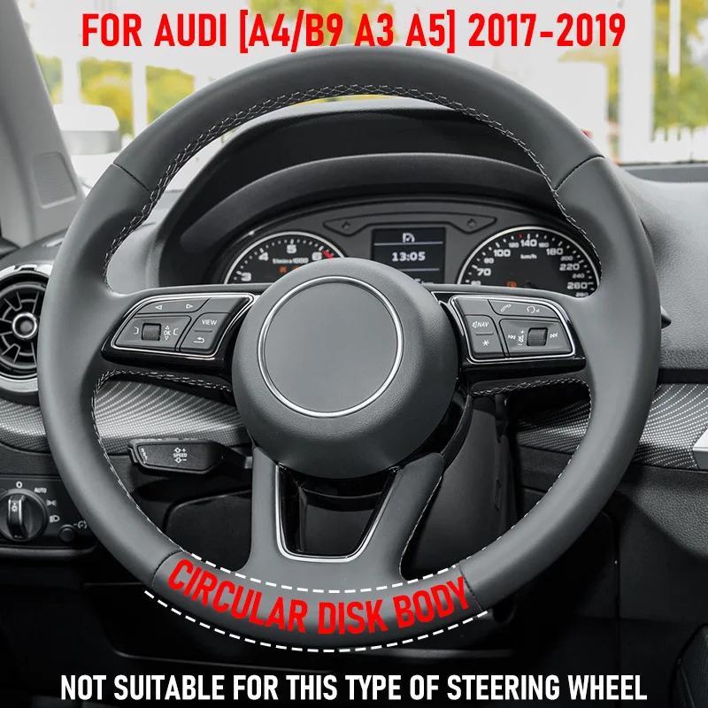 Car Accessories For Audi A4 B9 A3 8Y carbon fibre Frame Steering Wheel Assembly Accessories