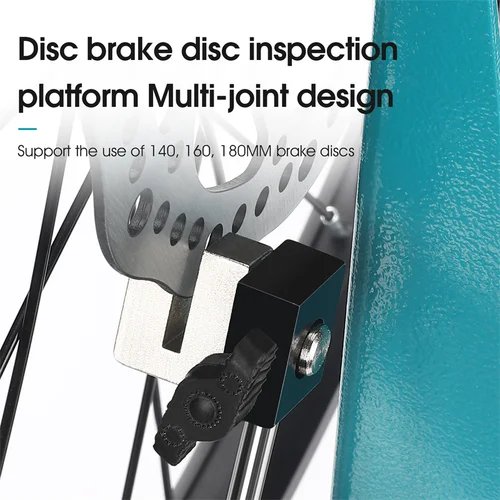 Imagen 2 del producto WEST BIKING-mesa de afinación de bicicletas, soporte profesional de corrección de llantas de bicicleta, soporte de calibración de ruedas de bicicleta de montaña y carretera, estante de mantenimiento