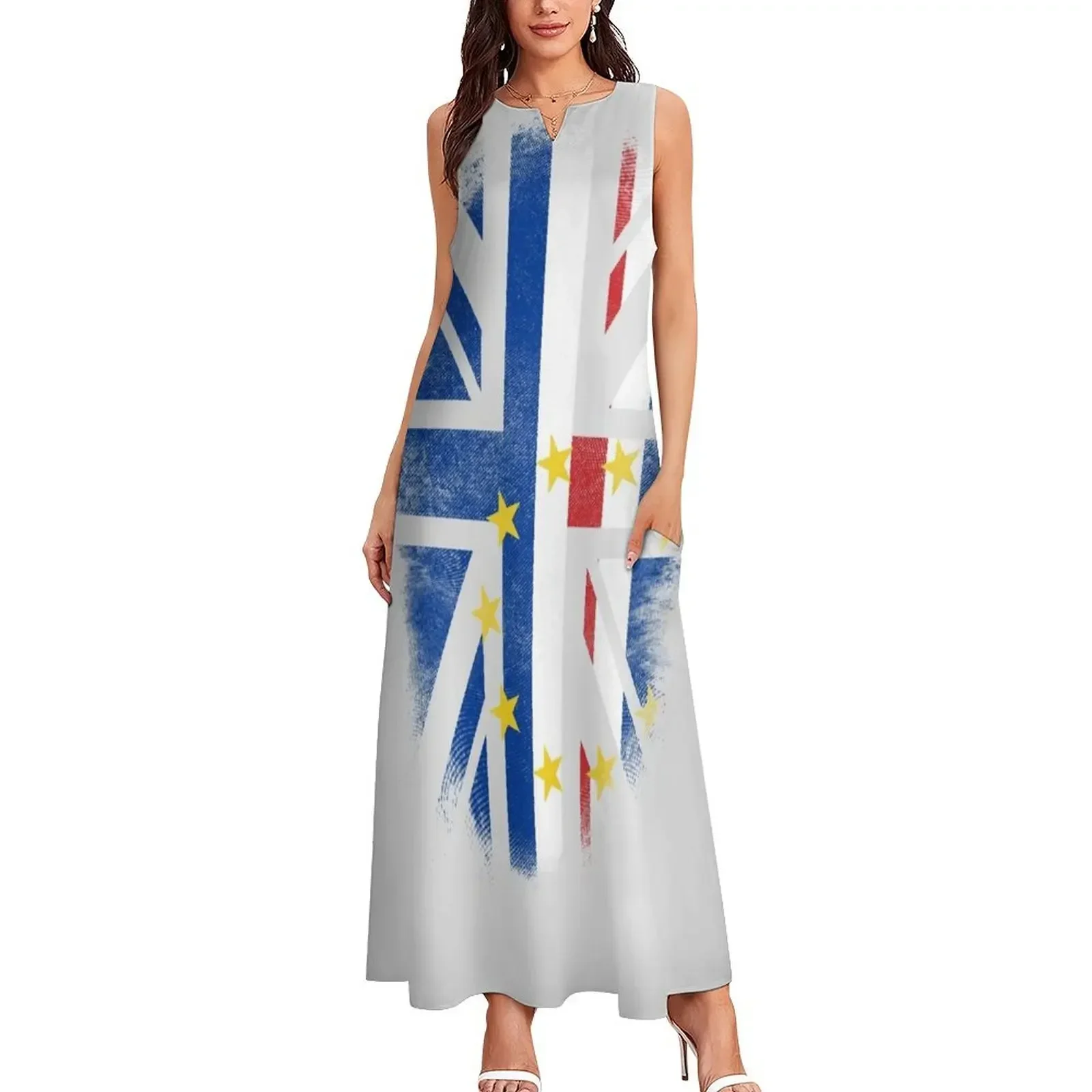 เสื้อยืดลายธงชาติคาบูร์เวดีแบบอังกฤษ - เสื้อยืดยาวลายคาบูร์เวดีและอังกฤษ เสื้อผ้าสำหรับงานเลี้ยงค็อกเทล