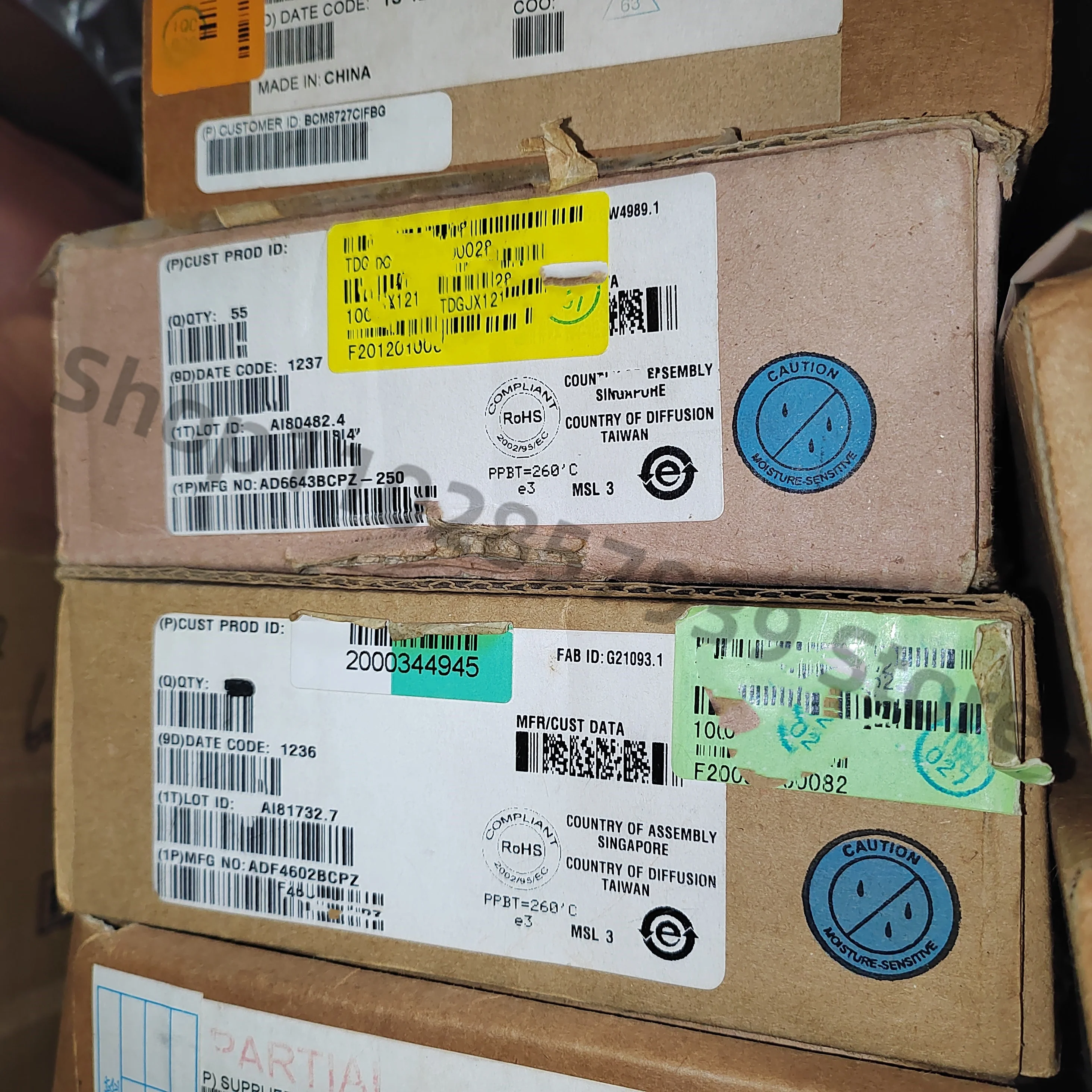 

AD6643BCPZ-250 AD6643BCPZ QFN ADF4602BCPZ Original and authentic, free shipping 2PCS/LOT
