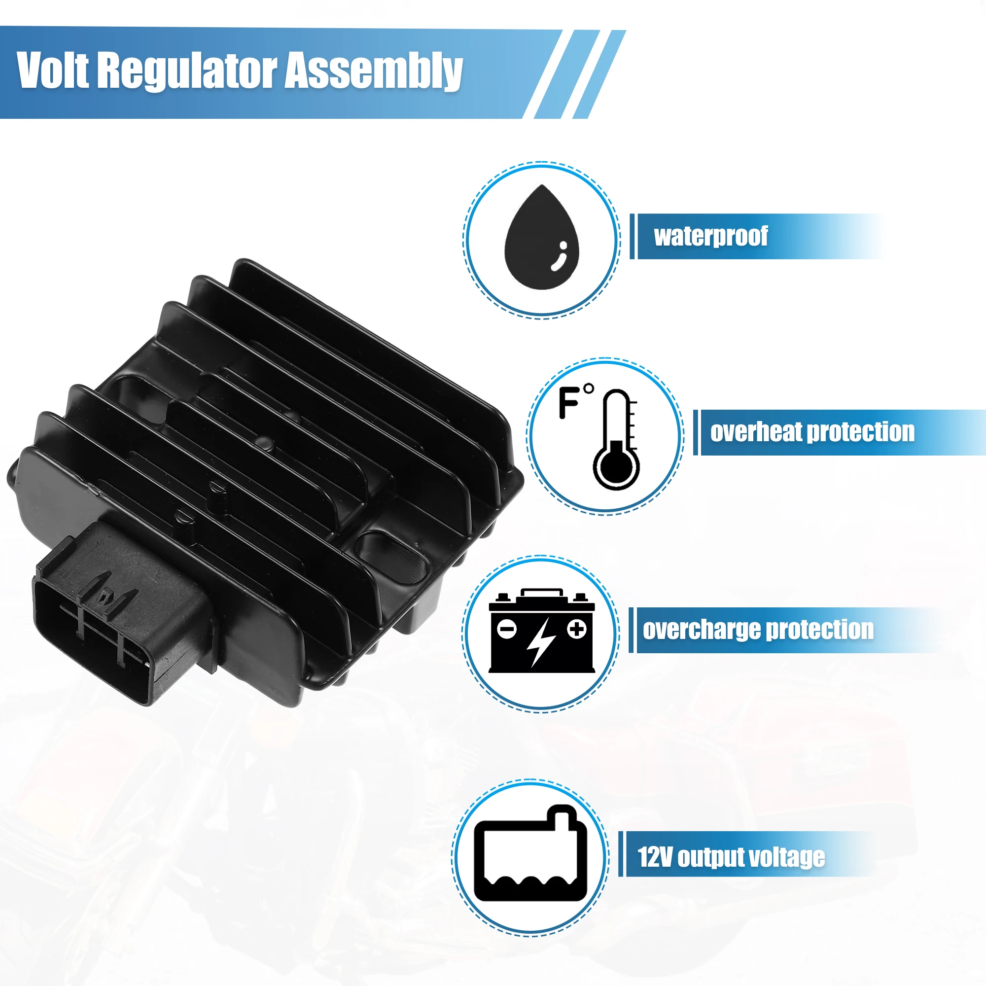 Регулятор напряжения Motoforti 21066-0010 21066-0039 для Kawasaki, модели Side by Side, Mule 600 - KAF400B7F