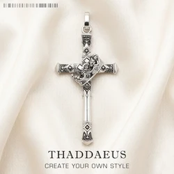 Pendant Cross with Crown Brand New Fashion Jewelry Europe Style Accessories Vintage Gift For Women & Men