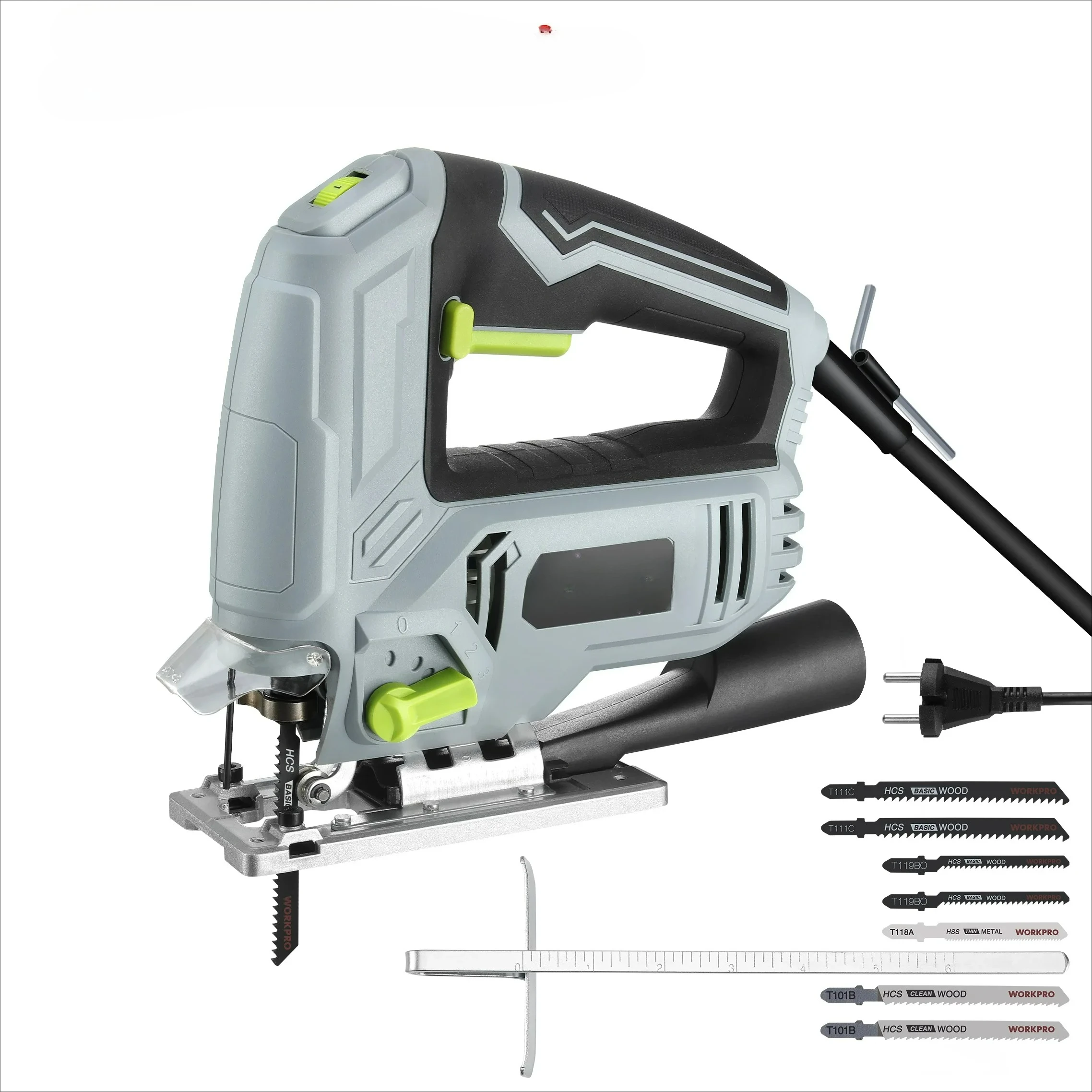 

Customizable 600W Corded Jig Saw Portable Woodworking Power Tool Corded Electric Power Cutter