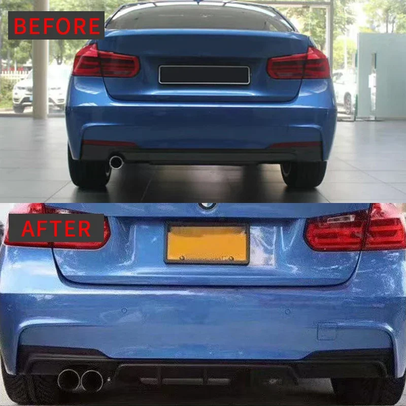 リアディフューザー 2013-2018  F30 F31 3シリーズ M BMW F30 F31 3シリーズ Mスポーツ用 パフォーマンスタイプ カーボン
