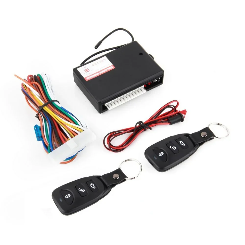 Cerradura Central remota para puerta de coche, sistema sin llave, sistemas de alarma de coche con Control remoto, bloqueo Central con Kit Central remoto automático, 12V, nuevo