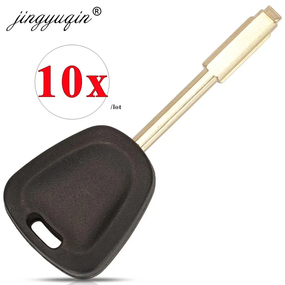 

jingyuqin 10pcs Transponder Key Shell For Jaguar XJ, XJ Sovereign XJS XKR XK8 1997 1998 1999 2000 2001 2002 FO21 No Chip