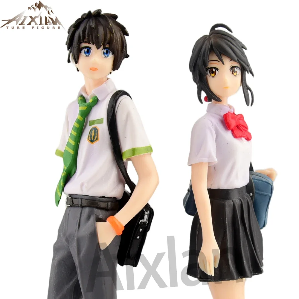 

22cm Your Name Anime Figure Tachibana Taki/Miyamizu Mitsuha Action Figure Hodaka Morishima/Hina Amano Figurine Model Doll Toys