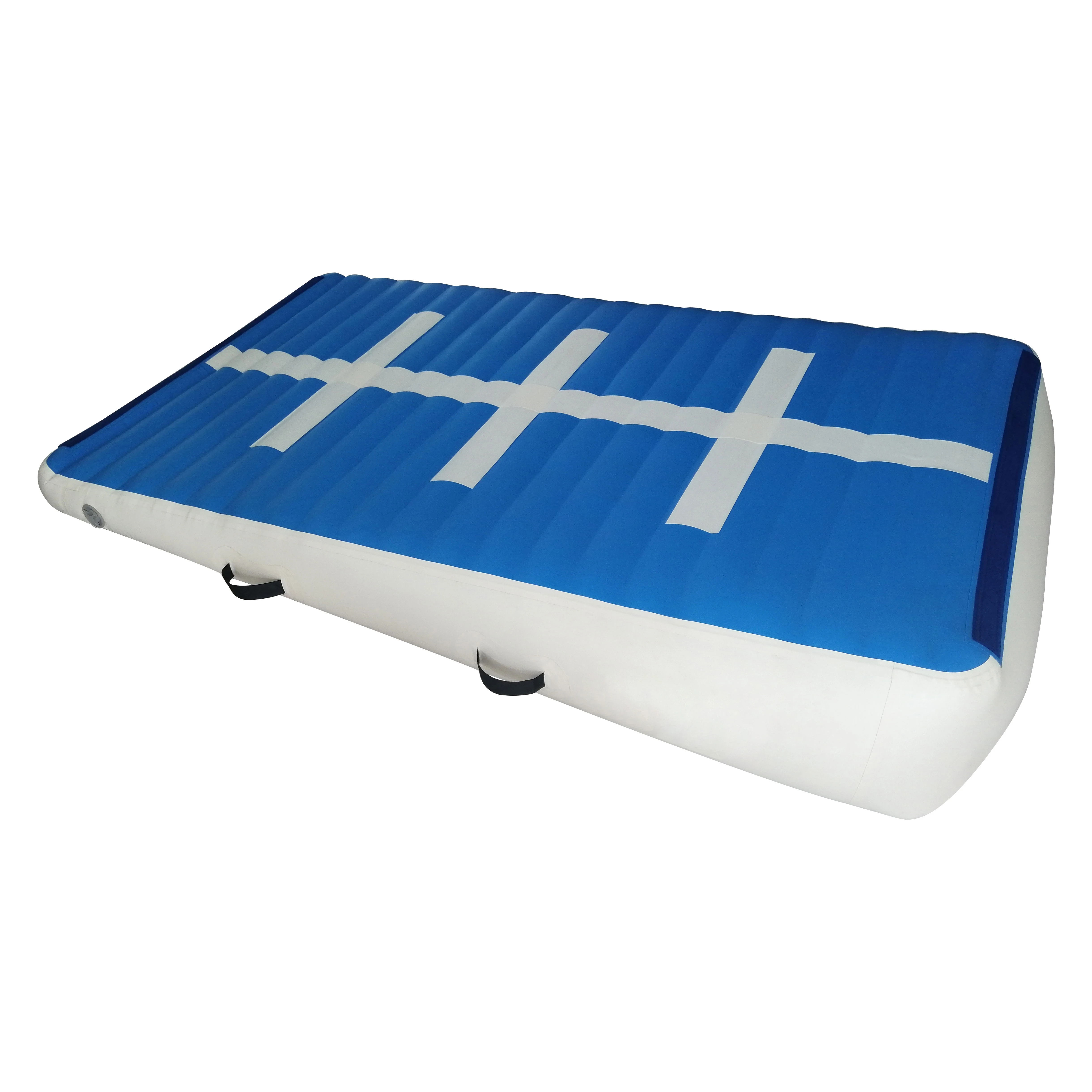 IFUNWOD للطي المنحدر إسفين سجادة رياضية منحدر سجادة للتراجع الرياضة ممارسة نفخ الجمباز المنحدر للبيع