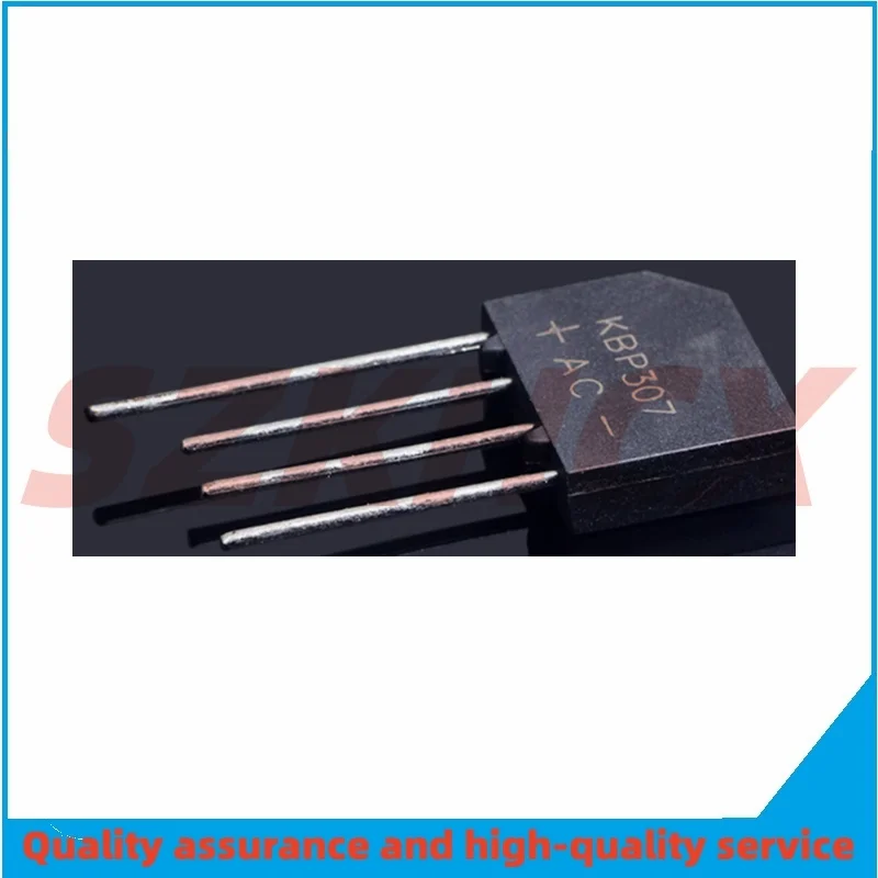 10PCS/LOT  KBP307 KBP4 KBP 307 DIP4 Voltage Range 50 to 1000 Volts Current 3.0 Amperes KBP307G