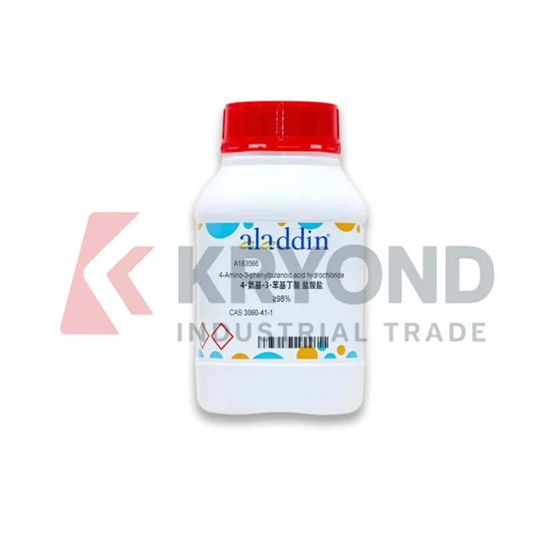 Aladdin A183566 4 Amino 3 Phenylbutyric Acid Hydrochloride CAS 3060-41-1 Laboratory Chemical Reagent Research Material 1g 25g