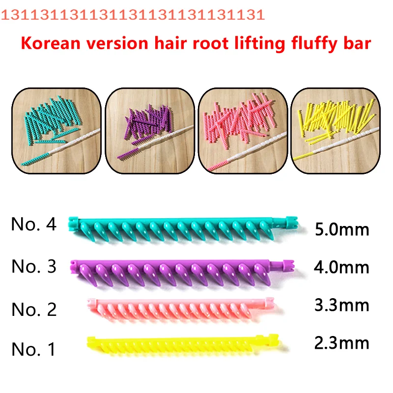 

20/30 шт. 2,3-3,3/4/5 мм стержни для химической завивки волос, бигуди с зажимами для челки, пушистые салонные бигуди, набор инструментов для укладки волос