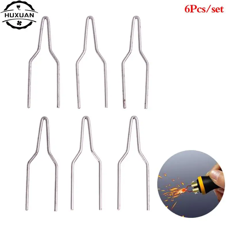 6pcs Pyrography Wire Tips High Impedance Heating Wire Pen Head Set Nickel Chromium Alloy Wood Burner Pyrography Machine Parts