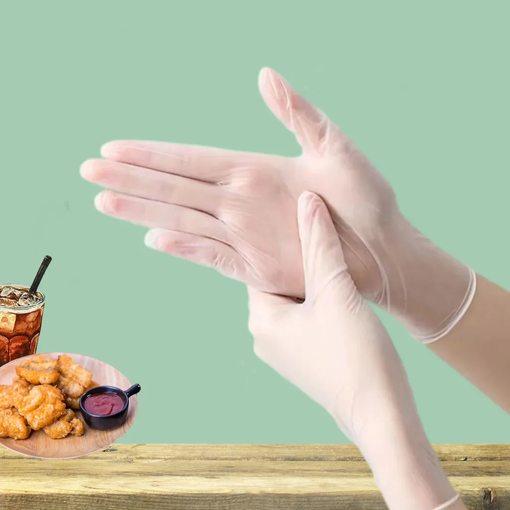 disposable-gloves-transparent-food-grade-powder-free-baking-household-cleaning-protection-for-food-dustproof-pvc-material