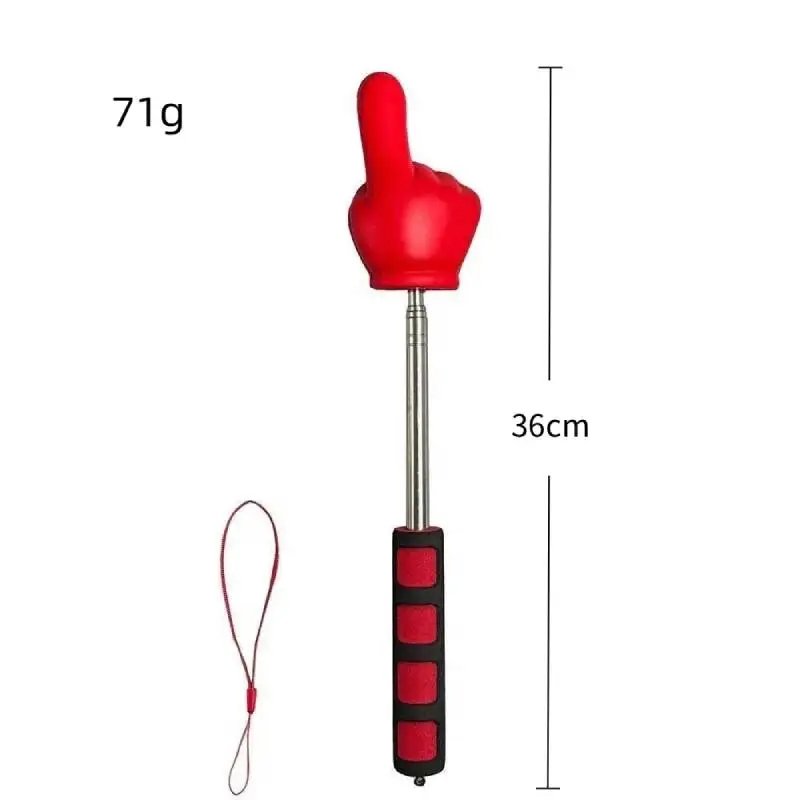 High Quality Finger Reading Sticks Telescopic Rod Finger Design Whiteboard Hand Pointer Teaching Tools School Office Supplies