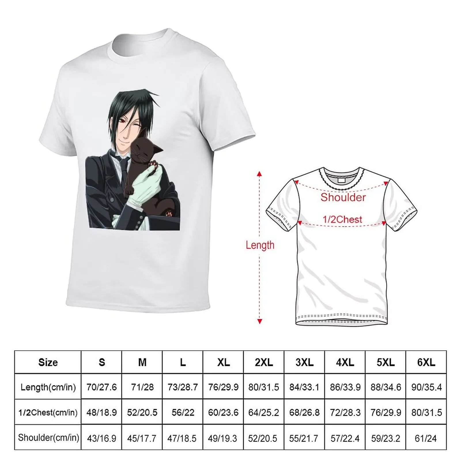Black Butler T-Shirt Casual Daily Graphic Tee
