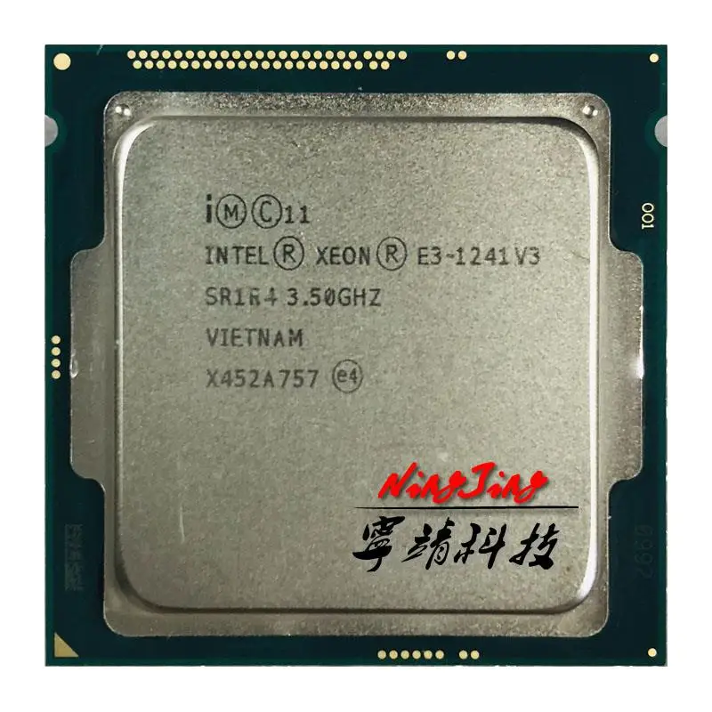 Go! Intel Xeon E3-1241 v3 E3 1241v3 E3 1241 v3 3.5 GHz Quad-Core Eight-Thread CPU Processor 80W LGA 1150