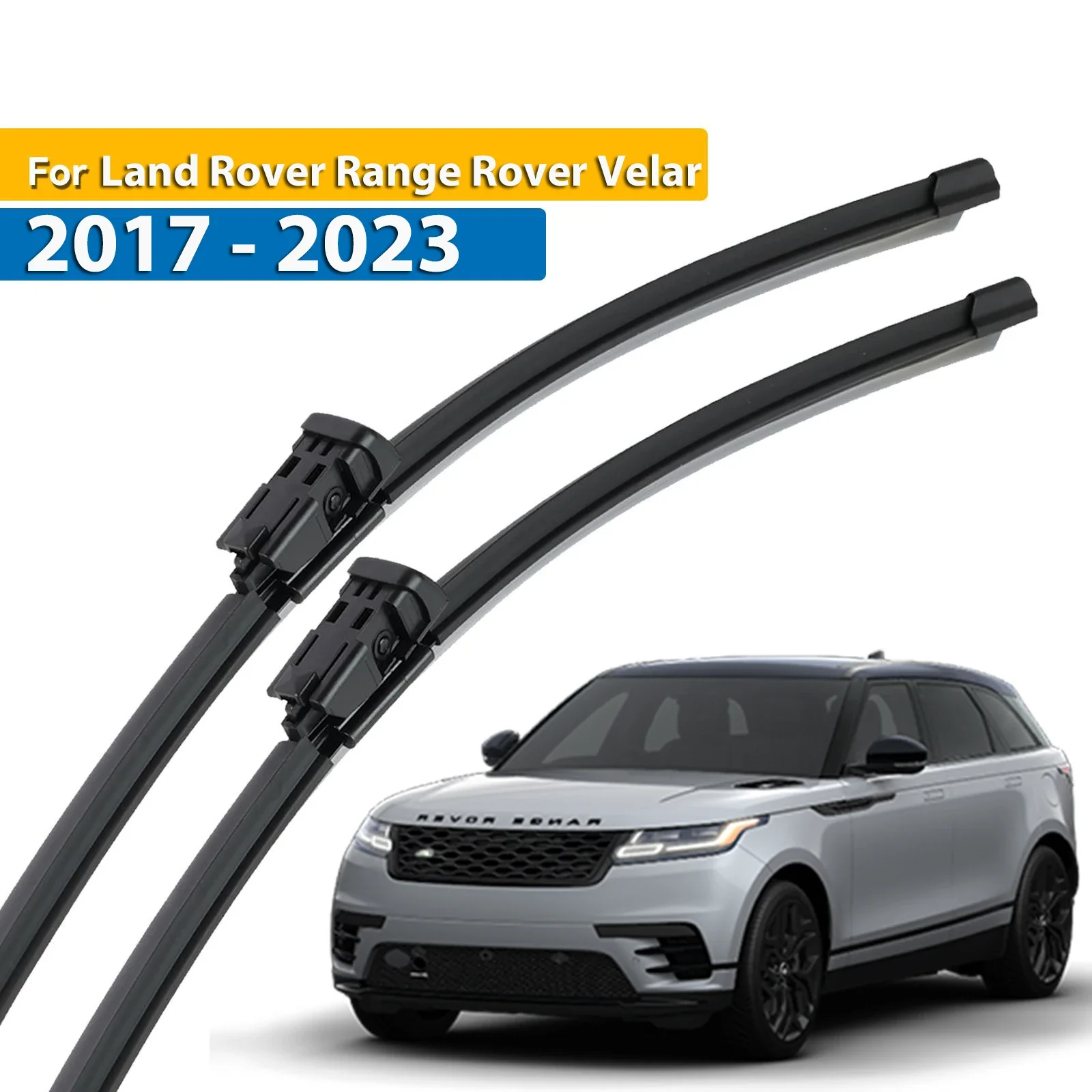 

Wiper LHD Front Wiper Blades For Land Rover Range Rover Velar 2017 - 2023 Windshield Windscreen Clean Window 26"+19"