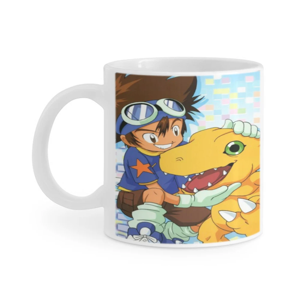 

Digimon Ceramics Coffee Mugs Tea Cup Milk Cups Gifts Drinkware Coffeeware