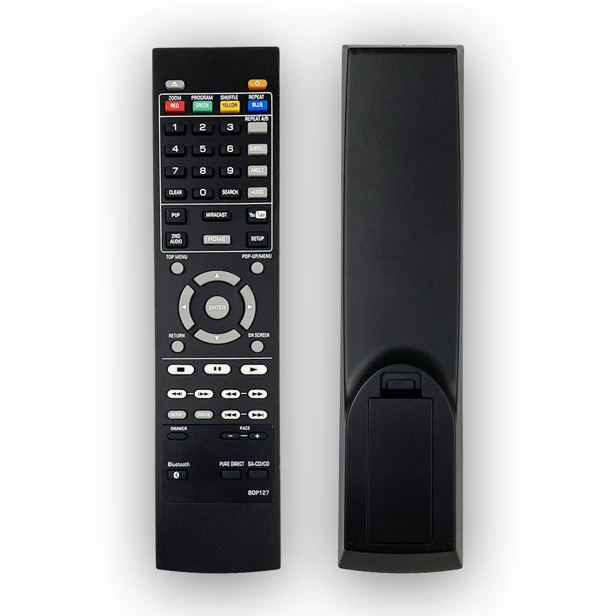 New Replaced Remote Control BDP127 for Yamaha Blu-ray Player Fit for BDP125 BDP126BDP129BD-A1020 BD-A1040 BD-A1060 BD-S477