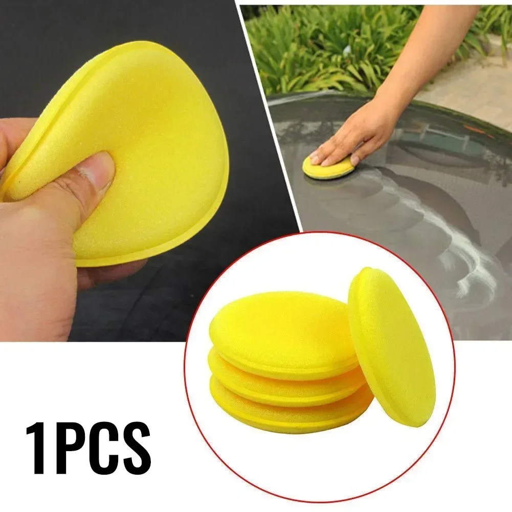 Carhome 1x Sponges Car Cleaning Soft Vehicle Accessories Foam Applicator Car Wax Sponge Dust Remove Auto Care Polishing Pad N