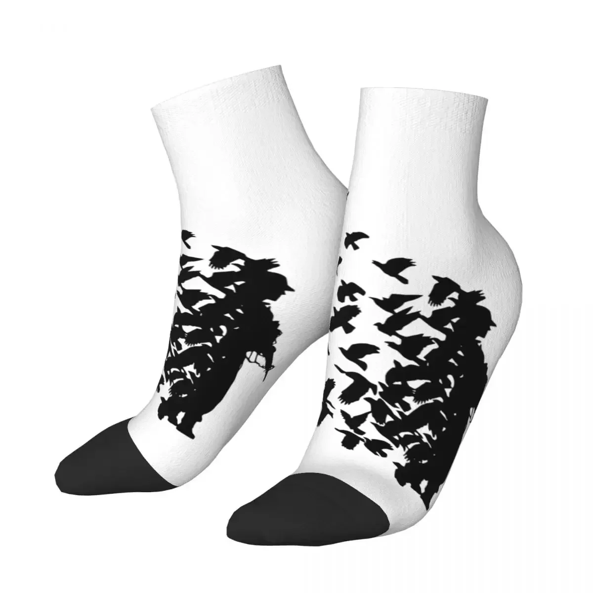 Banksy Birds Socks Harajuku Sweat Absorbing Stockings All Season Socks Accessories for Unisex Birthday Present