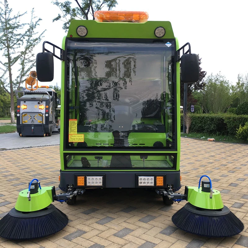 China Factory High Cleaning Efficiency Road Sweeper Machine Electric Collecting Dust