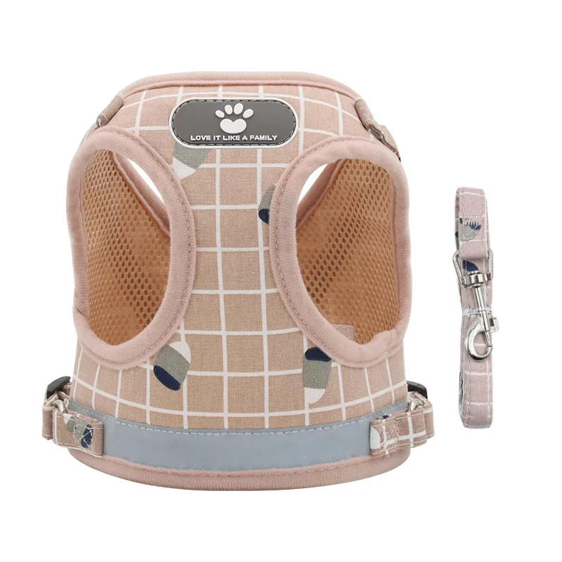 Stylish and comfortable reflective mesh vest for small dogs and puppies - ideal addition to your furry friend's wardrobe for ext