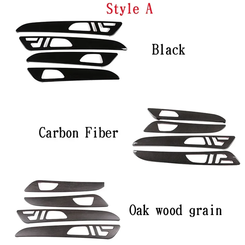 For Mercedes benz ML GLE GL Class GLS320 400 2012-2019 Car ABS Black Interior Door Decoration Panel Cover Trim Accessories