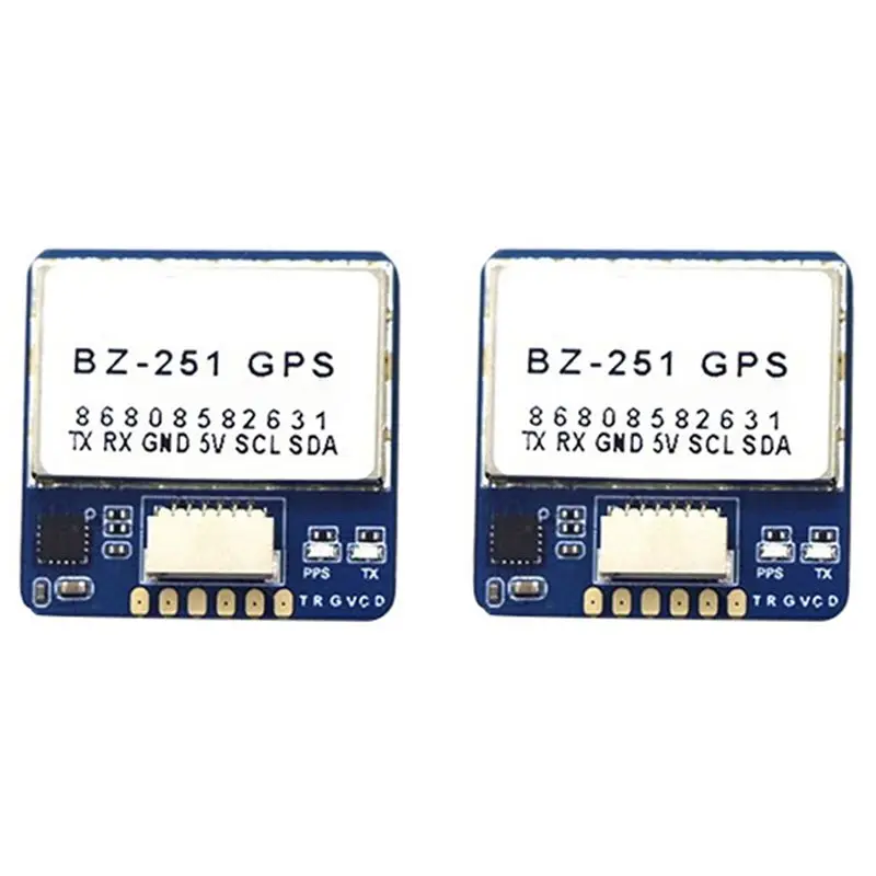 QWE-2X BZGNSS BZ-251 GPS Dual Protocol For FPV Flight Control Fixed-Wing Out Of Control Return Rescue Drone Parts