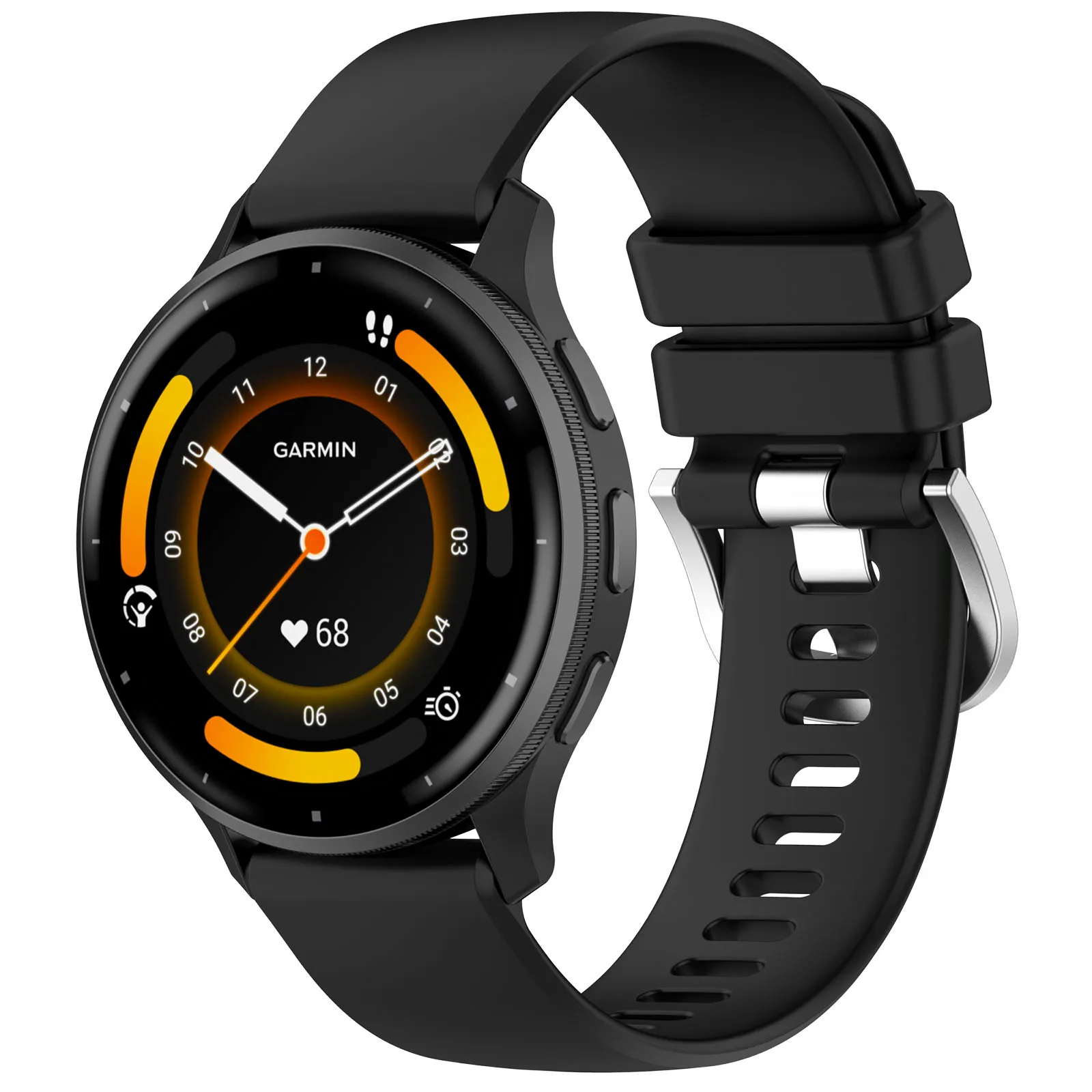 18mm 20mm 22mm silikonowy pasek do Garmin Vivoactive 3 5 4 4s zegarek z branzoletką Venu 3 2 2s 3s SQ prekursor 255 255s bransoletka opaska