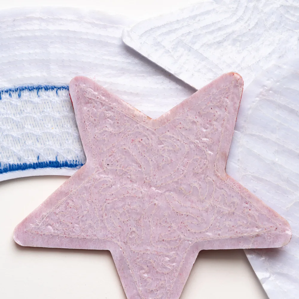 Sequin Star US Independence Day Embroidery Patch Iron on Patches for Cloth DIY Backpack Hat Bag Decor Repair Applique Sticker view 3