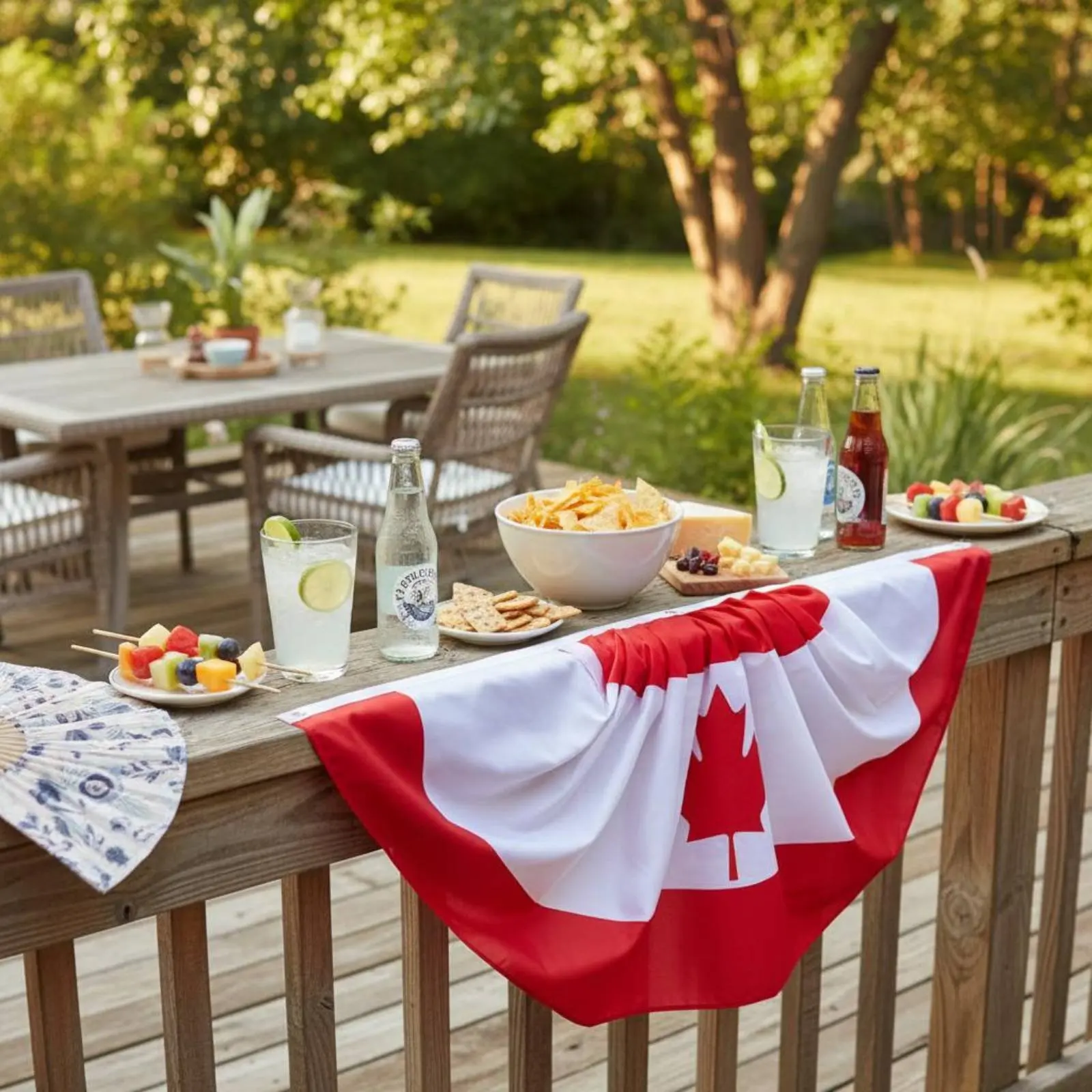 Global Championship Canada Fan Kit Patriotic Design Canada Sport Fan Set Sports Supporter Gear for Car Decoration