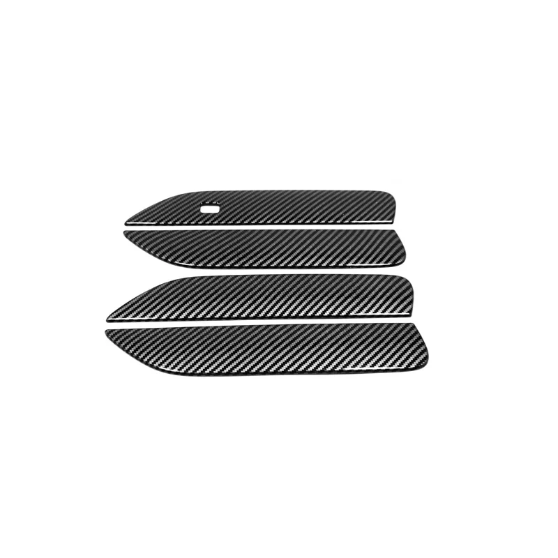 For Byd Yuan UP 2024 2025 ABS Carbon Fiber Handle Guard Door Bowl Trim Car Styling Sticker Accessories