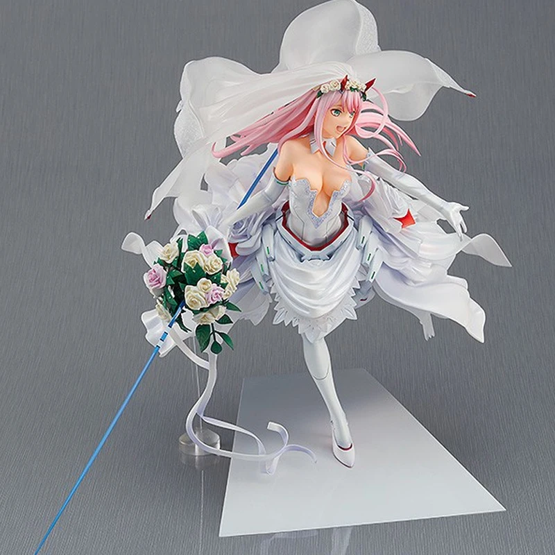 Nowa figurka Anime Darling In The Franxx Zero Two Pvc Collection Doll Model Statue Desktop Ornaments Collect Creative Kid Toy Gift