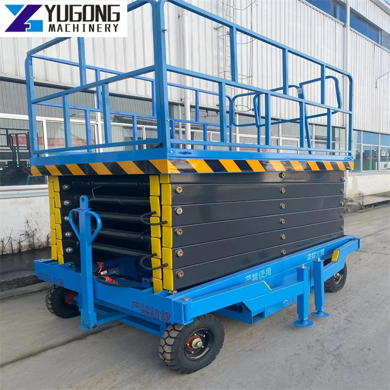 YUGONG Lifter Hydraulic Lifting Platform Scissor Lift Electric Scissor Lifter Scissor Lift Work Platform Scissor Lift Platform