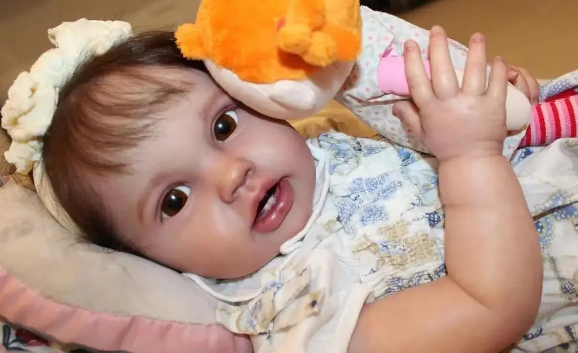 カスタマイズされた提供 24 インチリボーンベビーロッティ手根付き髪すでに完成した人形クリスマスギフト