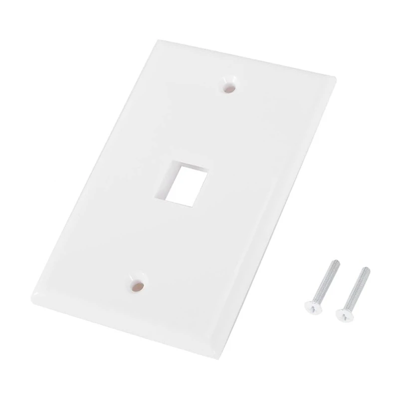 1 Port Fiber Wall Plate SC APC Simplex Fiber Optic Wall Plate Optical Wall Plate