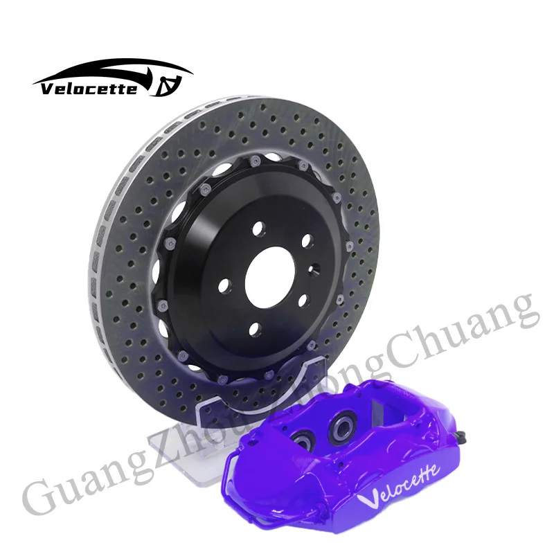 Racing Brake System Big Caliper Kit GT4 For Honda Civic Ek Fd Accord VW Mk7 Golf R Toyota Sequoia Bmw 335i 325i E92 E90 F30 F85