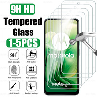 1-5Pcs Tempered Glass Case For Motorola Moto G24 Power Screen Protector G04 G04s G14 G34 G54 G64 G84 5G G75 G55 G45 G35 G15 G05
