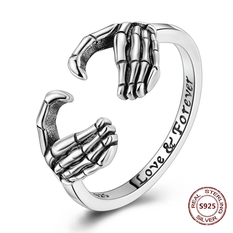 Women's Butterfly Adjustable 925 Sterling Silver Ring