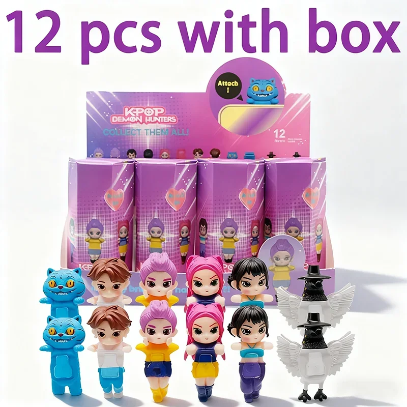 

K-pop Demon Hunters слепая коробка Devil Saja Collect аниме фигурка детская вечеринка косплей игровой мультфильм охотаник декоративный рождественский подарок