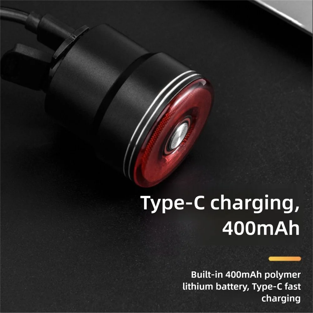 

Водонепроницаемый задний фонарь для велосипеда, индукционное крепление на подседельный штырь, светильник для подседельного штыря велосипеда, крепление на седло, зарядка через USB, задний фонарь для велоспорта