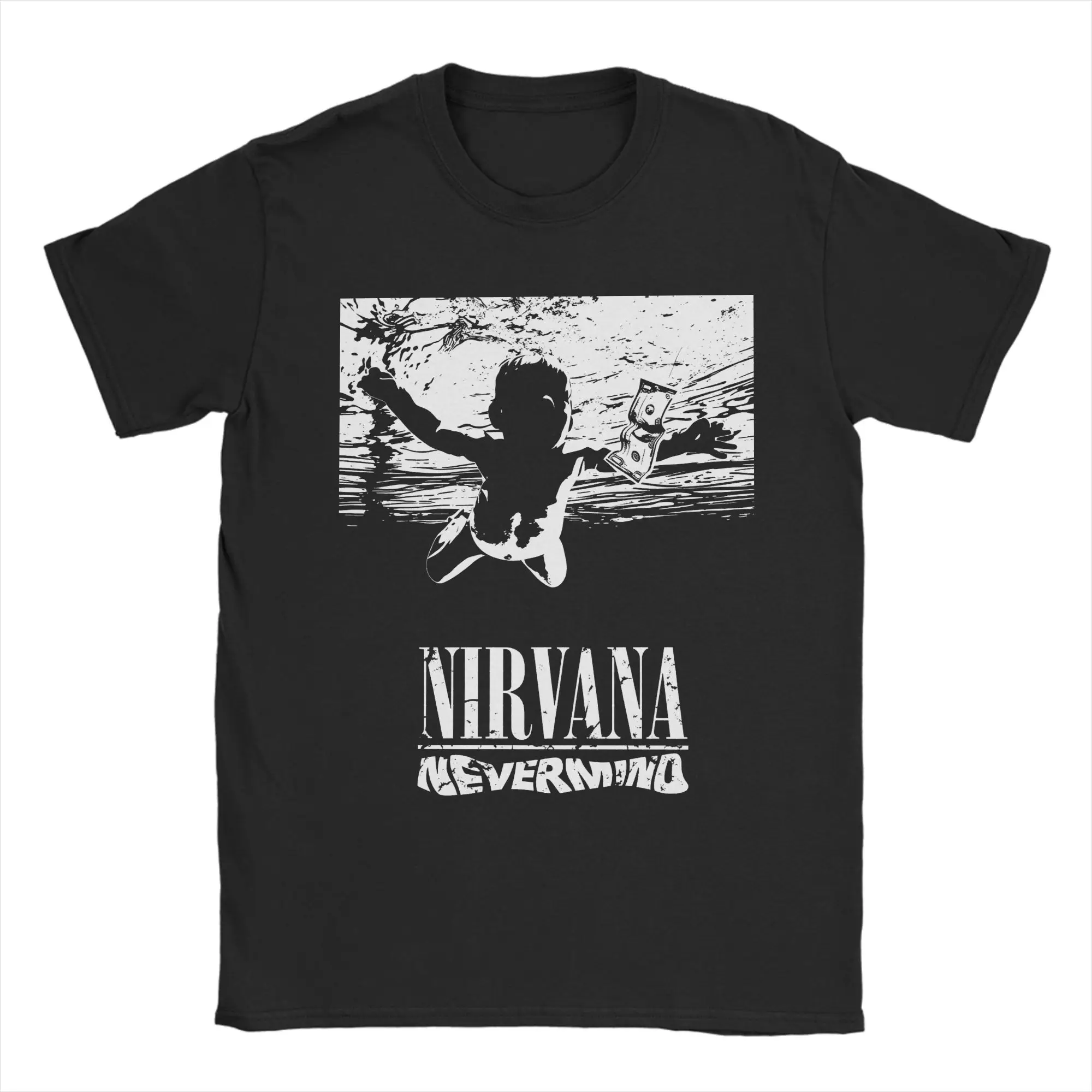 

Vintage T-Shirt Beach Nirvana Band Fashion T-Shirts Cotton Tshirt for Man Y2K Funny Wholesale Short Sleeve Clothes