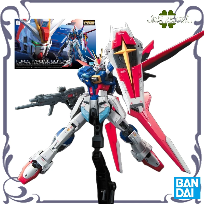 

BANDAI Original GUNDAM RG 1/144 FORCE IMPULSE GUNDAM Anime Action Figure Assembly Model Toys Collectible Model Gifts Ornaments