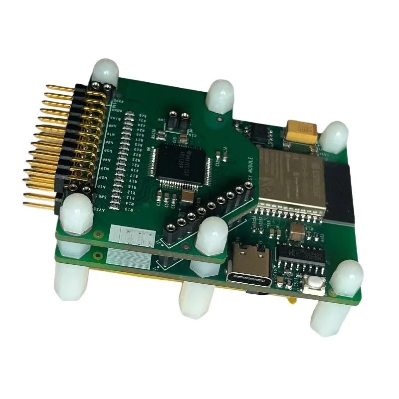 FreeBCI Elecroencephalogram (EEG) اكتساب واجهة WiFI-I للكمبيوتر الدماغي ADS1299 ESP32 دبوس ثنائي الصف 8/16 قناة، بدون حافظة