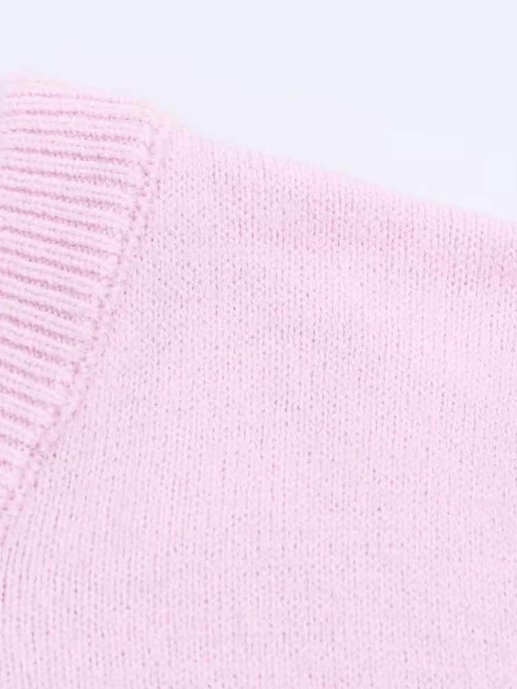 Cárdigan de punto de manga larga para mujer, estilo europeo, moda versátil, temperamento, color sólido, cuello redondo, un solo pecho